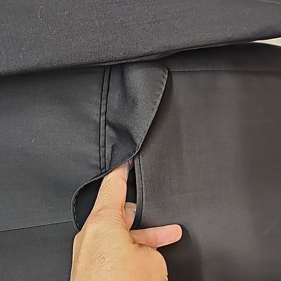 Calvin Klein mens suit jacket, slim fit, stretch, wool blend, black, 46 R - Picture 9 of 13